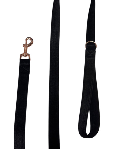 CZARNA smycz dla psa