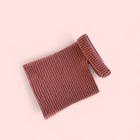 Sweterek 100% wełna merino - BRUDNY RÓŻ