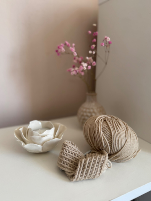 Sweterek 100% wełna merino - KREM