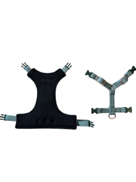 Bezuciskowe szelki CURLY na cztery klamry