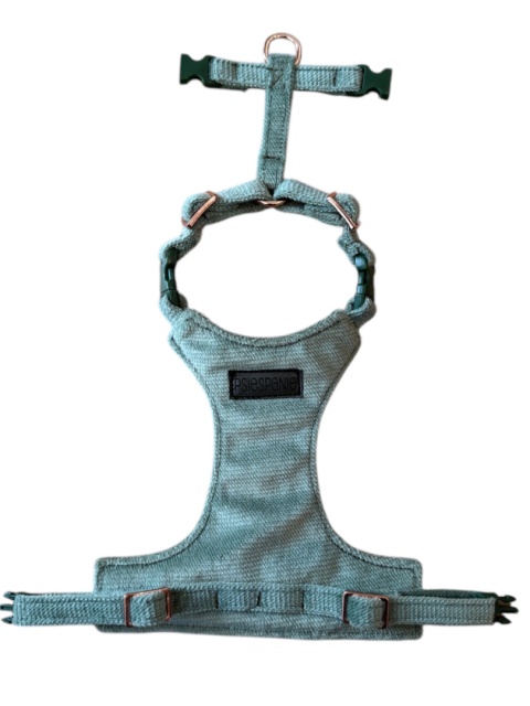 Bezuciskowe szelki CURLY na cztery klamry