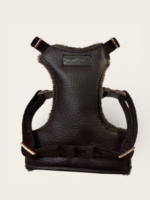 SKÓRZANE szelki bezuciskowe