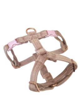 Szelki PERŁOWO RÓŻOWE